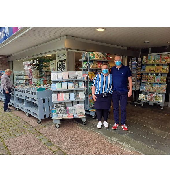 "Online kaufen - geht auch regional" bei der Buchhandlung am Markt in Lütjenburg 