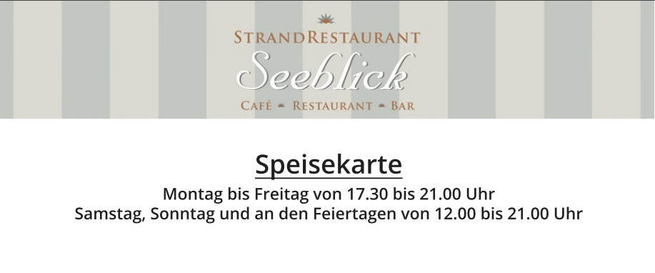 StrandRestaurant Seeblick